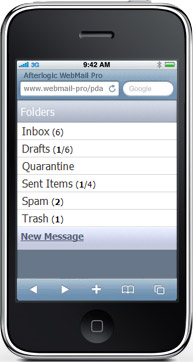 Acessando o Webmail no seu smartphone